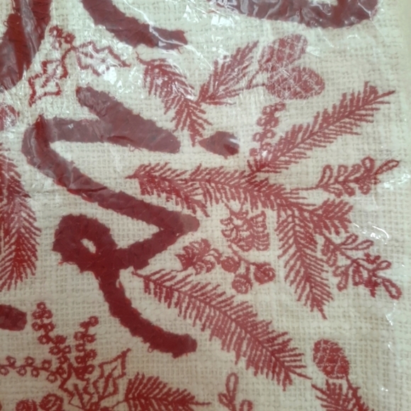 Pottery Barn All is Bright Embroidered Lumbar Pillow Cover 16" x 26" - Picture 2 of 12